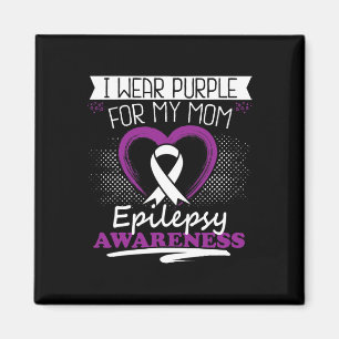 Ik draag paars voor mijn moeders epilepsiedag aanv magneet