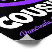 Ik Draag Paars voor mijn neef-hersenkanker Awar Poster (Hoek)