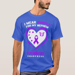 Ik Draag Paars Voor Mijn Neef Overdosis Bewustzijn T-shirt