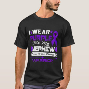 Ik Draag Paars Voor Mijn Neefje Trots Op Onze Epil T-shirt