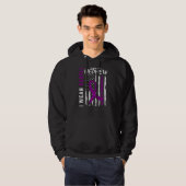 Ik Draag Paars voor mijn Nephew Epilepsy Bewustmak Hoodie (Voorkant volledig)