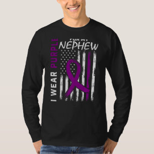 Ik Draag Paars voor mijn Nephew Epilepsy Bewustmak T-shirt