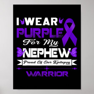 Ik Draag Paars voor mijn Nephewgroep van onze epil Poster