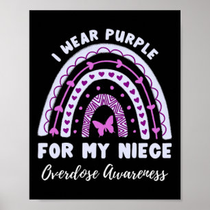Ik Draag Paars voor mijn nicht Overdosering Rijn Poster