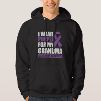 Ik Draag Paars voor mijn oma Alzheimer Hoodie