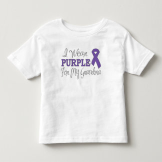 Ik Draag Paars voor mijn oma (Paars lint) Kinder Shirts