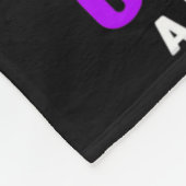 Ik Draag Paars voor mijn overdosis bewustzijn Fleece Deken (Hoek)