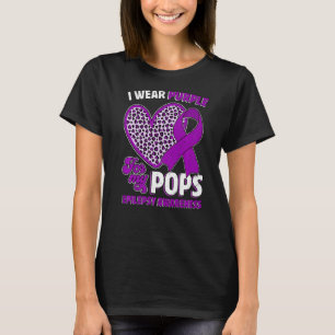 Ik Draag Paars voor mijn Poppen Epilepsy Bewusthei T-shirt