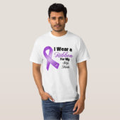 Ik Draag Paars voor mijn sloopmam T-shirt (Voorkant volledig)