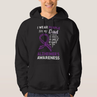 Ik Draag Paars voor mijn vader Alzheimer. Hoodie