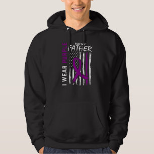 Ik Draag Paars voor mijn vader Epilepsy Bewustheid Hoodie