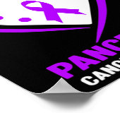 Ik Draag Paars voor mijn vriendenknapanker Poster (Hoek)