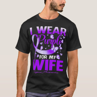 Ik Draag Paars voor mijn vrouw Lupus Awareness But T-shirt