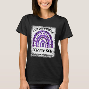Ik Draag Paars voor mijn zoon Overdosis Bewustmaki T-shirt