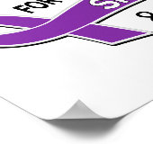 Ik Draag Paars voor mijn zuster 42 Lupus Poster (Hoek)