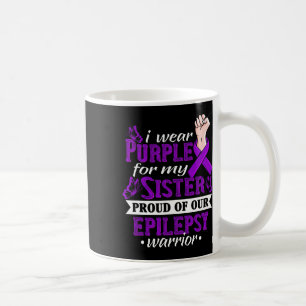 Ik Draag Paars voor mijn zuster Epilepsy Warrior A Koffiemok