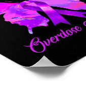 Ik Draag Paars voor mijn zuster Overdosering.. maa Poster (Hoek)