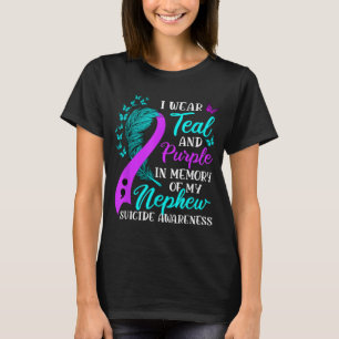 Ik Draag Paarse Blauwgroen ter nagedachtenis aan m T-shirt