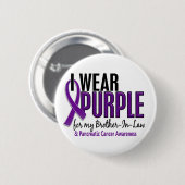 Ik Draag Paarse schoonbroer 10 pancreaskanker Ronde Button 5,7 Cm (Voorkant /achterkant)