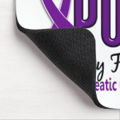 Ik Draag Paarse schoonvader 10 pancreaskanker Muismat (Hoek)