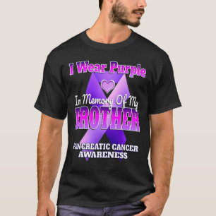 Ik Draag Paarse ter nagedachtenis aan mijn broertj T-shirt