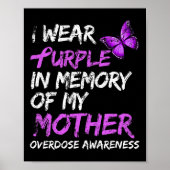 Ik Draag Paarse ter nagedachtenis aan mijn moeder  Poster (Voorkant)
