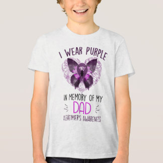 Ik Draag Paarse ter nagedachtenis aan mijn vader H Tri-Blend Shirt