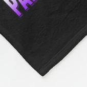 Ik Draag Paarse ter nagedachtenis aan zuster-alvle Fleece Deken (Hoek)