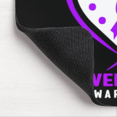 Ik Draag Paarse voor mijn broertje Overdosis Bewus Muismat (Hoek)