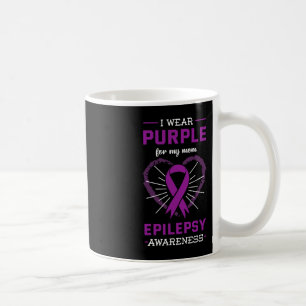 Ik Draag Paarse voor mijn moeder Epilepsie Bewustz Koffiemok