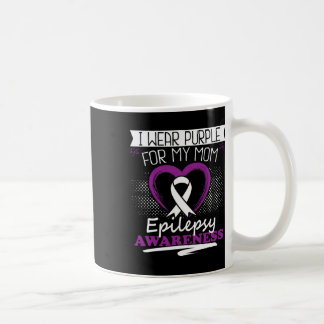 Ik Draag Paarse voor mijn moeder epilepsie dag aan Koffiemok