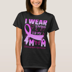 Ik Draag Paarse voor mijn moeder fibromyalgie bewu T-shirt