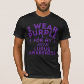 Ik Draag Paarse voor mijn moeder Lupus Awareness C T-shirt (Voorkant)