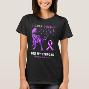 Ik Draag Paarse voor mijn stiefvader-epilepsie-bew T-shirt