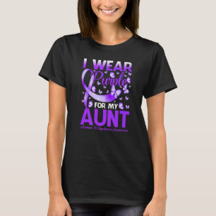 Ik Draag Paarse voor mijn tante Marker X Syndrome T-shirt