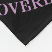 Ik Draag Paarse voor mijn tante Overdosis Bewustzi Fleece Deken (Hoek)