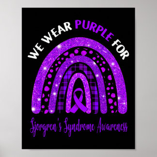 Ik Draag Paarse voor sikkelcelanemie Poster