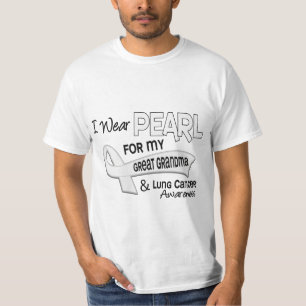 Ik Draag Pearl voor mijn grootmoeder 42 longkanker T-shirt