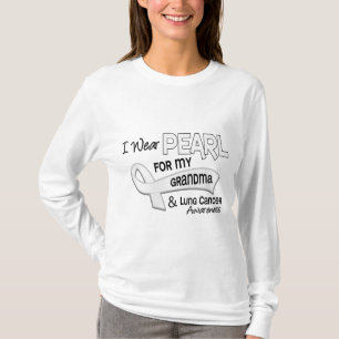 Ik Draag Pearl voor mijn oma 42 longkanker T-shirt