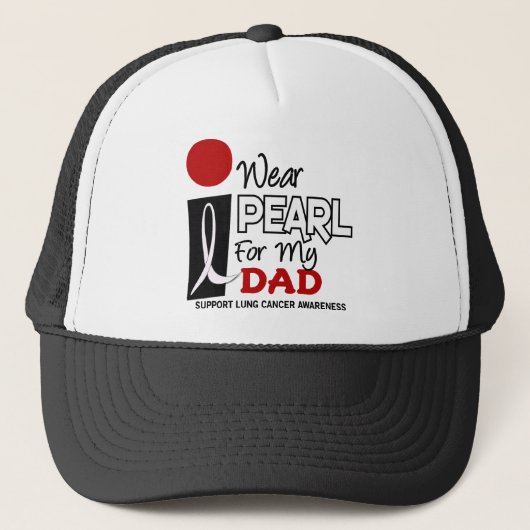 Ik Draag Pearl voor mijn vader 9 Trucker Pet (Voorkant)