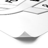 Ik Draag Pearl voor mijn vrouw 42 longkanker Poster (Hoek)