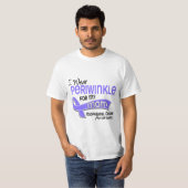 Ik Draag Periwinkle 42 mam Esophageal Cancer T-shirt (Voorkant volledig)