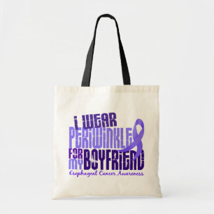 Ik Draag Periwinkle Boyvriend 6.4 Esophageale kank Tote Bag