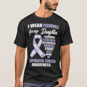 Ik Draag Periwinkle Esophageal Cancer Awareness T-shirt
