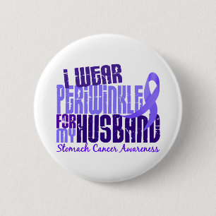 Ik Draag Periwinkle Husband 6.4 Stomach Cancer Ronde Button 5,7 Cm