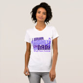 Ik Draag Periwinkle Nana 6.4 Stomach Cancer T-shirt (Voorkant volledig)