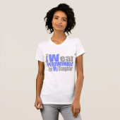 Ik Draag Periwinkle voor mijn dochter T-shirt (Voorkant volledig)