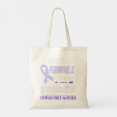 Ik Draag Periwinkle voor mijn kleindochter Tote Bag (Achterkant)