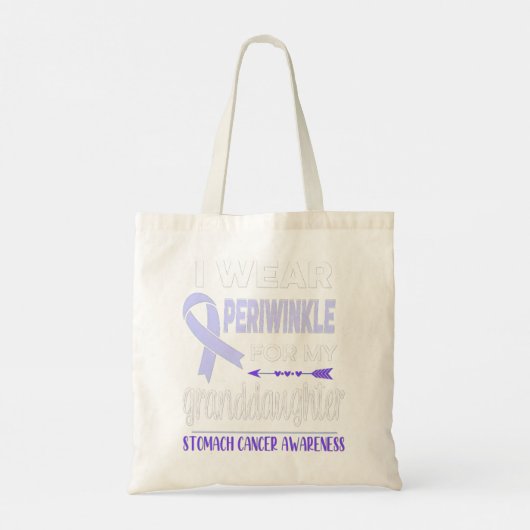 Ik Draag Periwinkle voor mijn kleindochter Tote Bag (Achterkant)