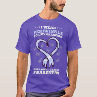 Ik Draag Periwinkle voor mijn oma Esophageal-kanke T-shirt